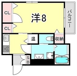 大倉山駅 徒歩18分 2階の物件間取画像